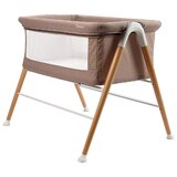 BabyGo - patut cu cadru din lemn Goodnight, Beige